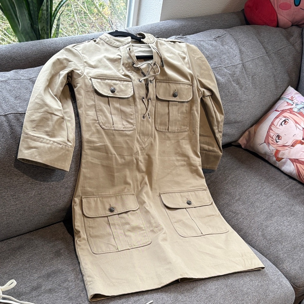 The Kooples Tan Utility Dress